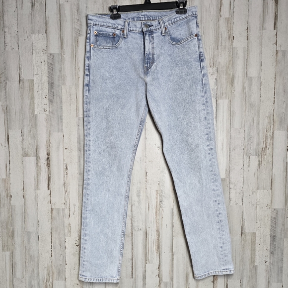 LEVIS 511 STONEWASHED JEANS 33 X 32 SLIM STRAIGHT STRETCH - Picture 2 of 9